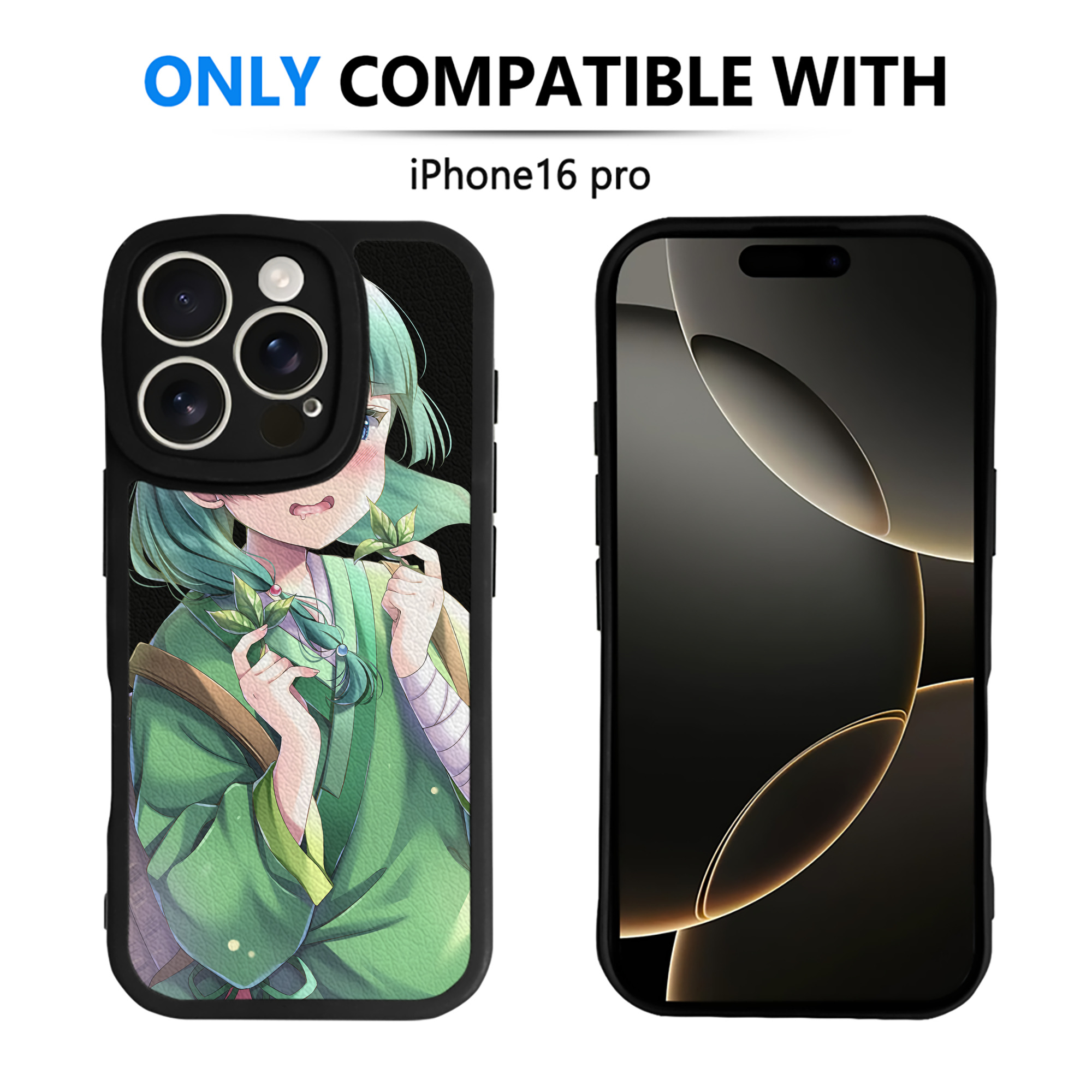 （画像用） 薬屋のひとりごと The Apothecary Diaries 【iPhone 16シリーズ対応】シリコンスマホケース（レザー調） 材質：シリコン
